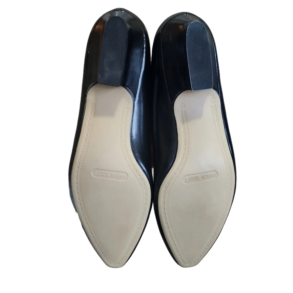 NWOT Vintage Karen Scott Felice Kitten Heel Navy Pumps - 9N